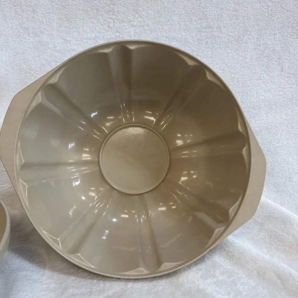 Vintage Anchor Hocking Microwave 2 Piece Set Retro MCM‎